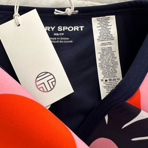 TORY SPORT Bikini Bottom Neoprene High Waist Gumball Mayfair • NEW WITH TAGS • - Picture 5 of 11